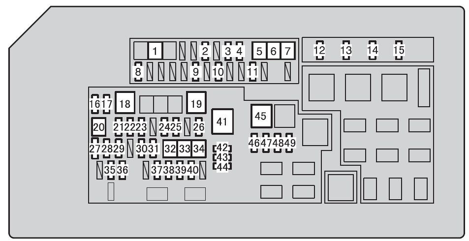 Toyota 4Runner (from 2013) - fuse box diagram - Auto Genius fuse box location 2014 4runner 