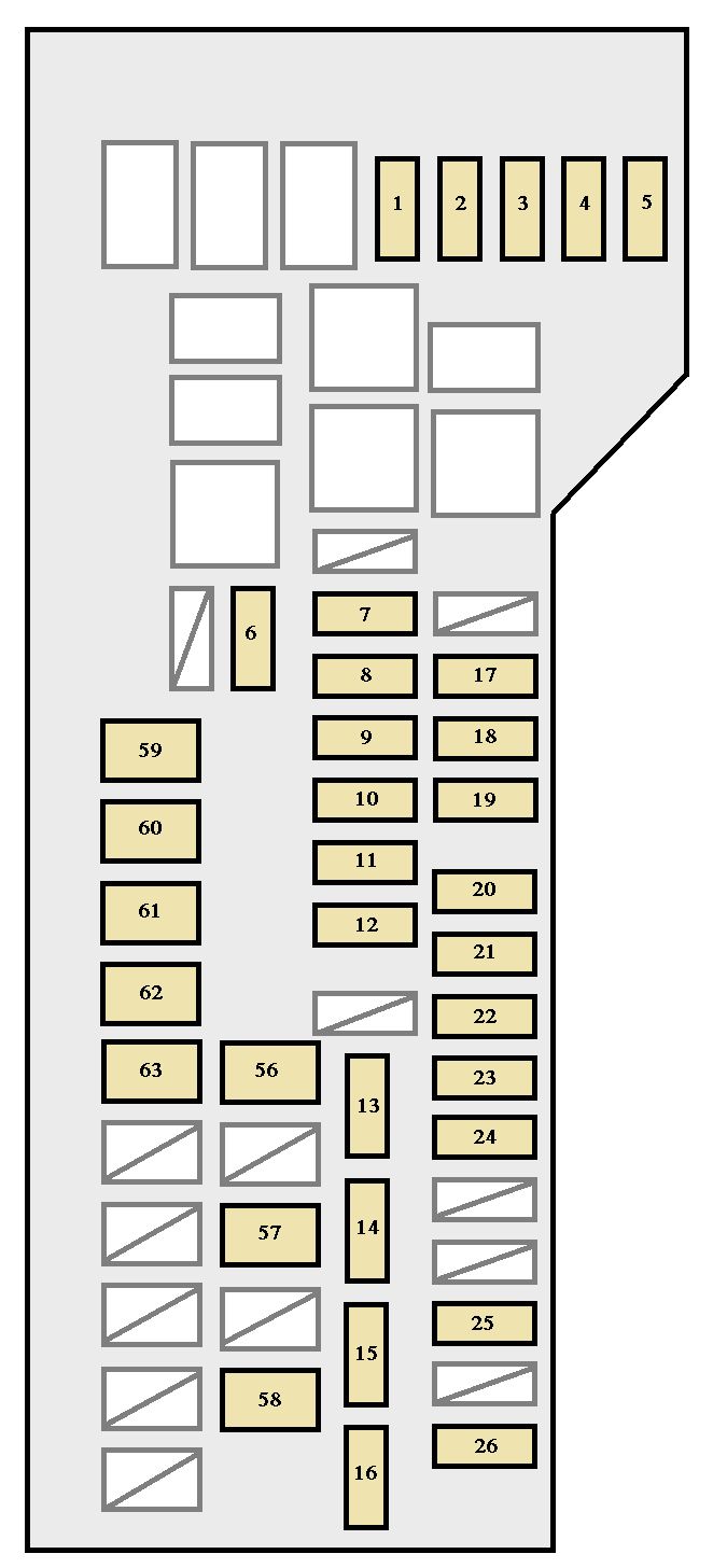 Toyota Avalon (2004 - 2007) - fuse box diagram - Auto Genius rav4 power window wiring diagram 