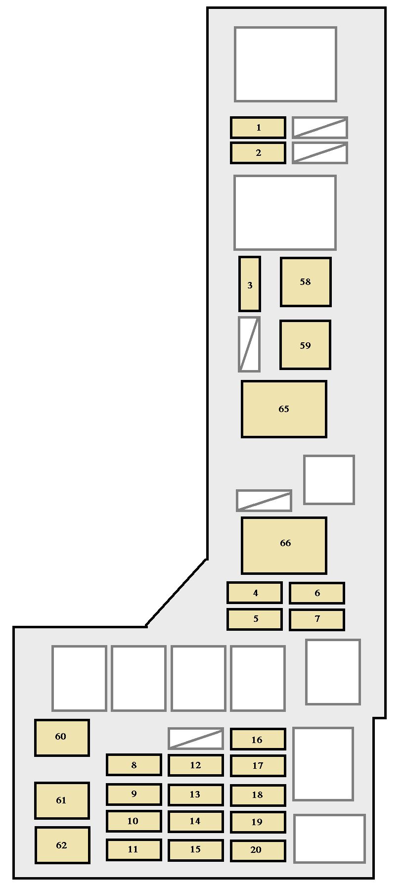 2002 Toyota Avalon Fuse Box Diagram