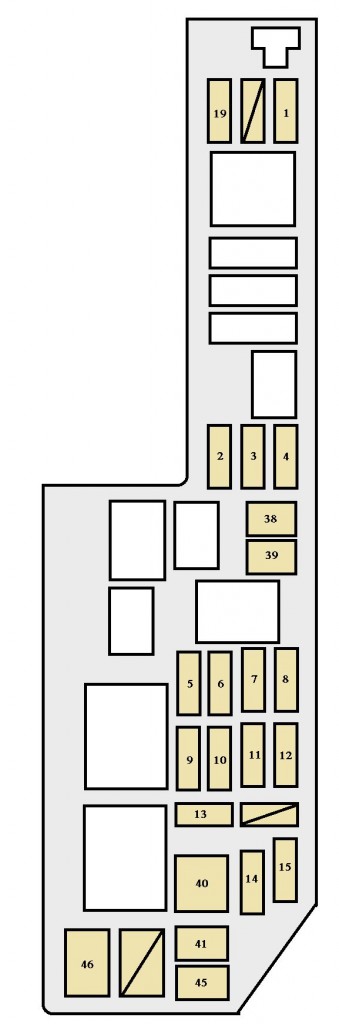 Toyota Camry (2001) - fuse box diagram - Auto Genius