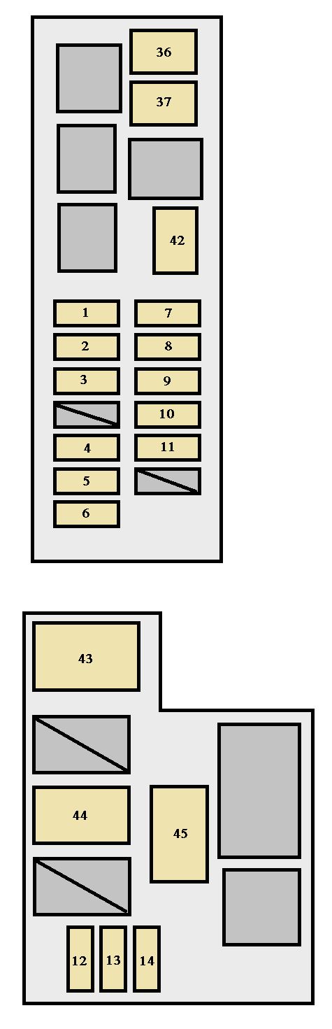 Toyota Celica  1993 - 1999  - Fuse Box Diagram