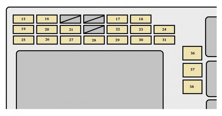 Toyota Corolla (2002 - 2004) - fuse box diagram - Auto Genius