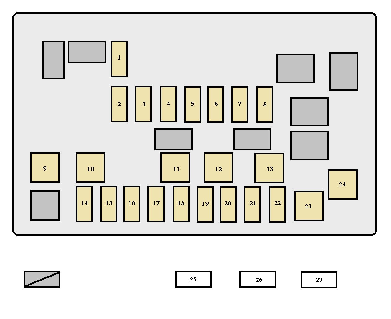 Scion tC (2004 - 2010) - fuse box diagram - Auto Genius