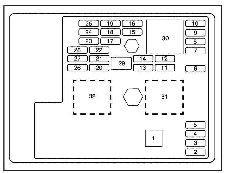 Pontiac G5 (2008) - fuse box diagram - Auto Genius pontiac g6 engine compartment fuse box 