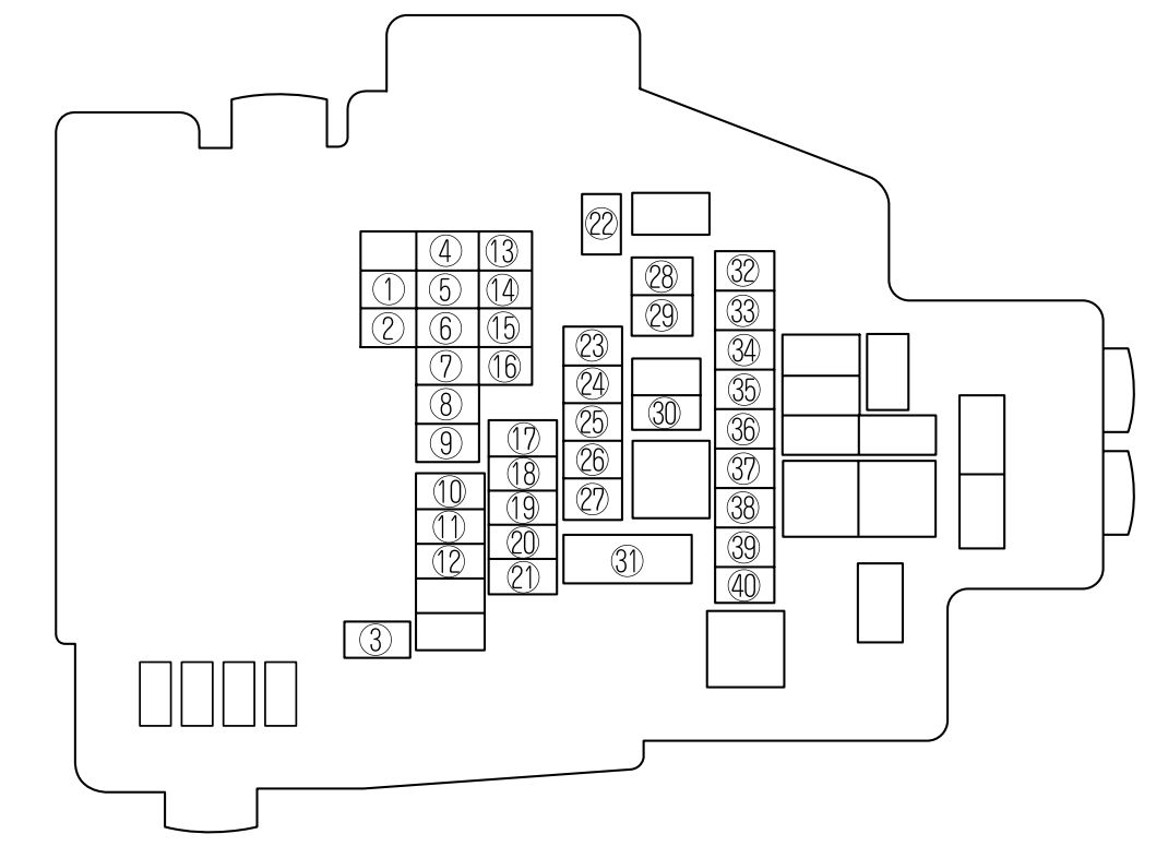 Mazda 6 (2009 - 2010) - fuse box diagram - Auto Genius mazda fuse diagrams 