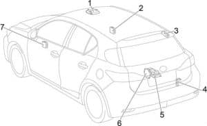 Lexus CT200h - fuse box diagram