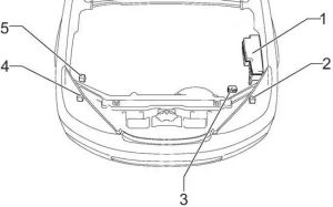 Lexus ES 300 - fuse box diagram - engine compartment