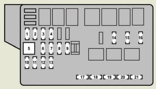 Lexus Gs350  2007  - Fuse Box Diagram