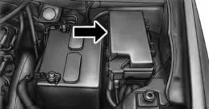 Chrysler Town and Country - fuse box - diagram engine compartment