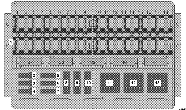 Dodge Sprinter (2005 - 2006) – fuse box diagram - Auto Genius