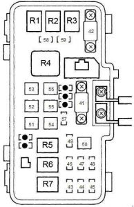 Honda Accord (1997 - 2002) - fuse box diagram - Auto Genius