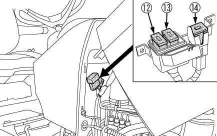 Kubota Tractor M7040 - fuse box diagram - Auto Genius