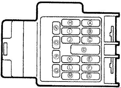 Mazda MX-5 (1989 - 1997) - fuse box diagram - Auto Genius mazda fuse diagrams 