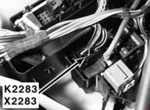 BMW 3 series - E46 - fuse box diagram - K2283 - preheater relay (DDE3.0)