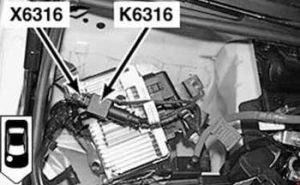 BMW 3 series E46 - fuse box diagram - K6316 relay variable valve timing gear (ME9)