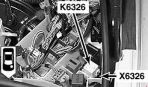 BMW 3 series E46 - fuse box diagram - K6326 - unloader relay terminal 15 (ME9)
