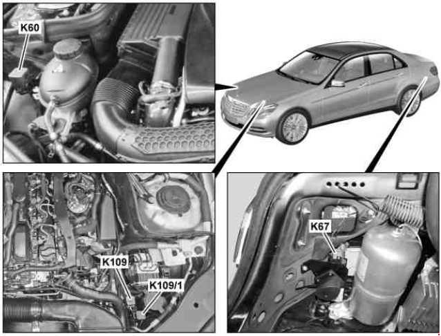 Mercedes-Benz E-Class w212 (2009 - 2016) - fuse box ... mdx fuse box diagram 