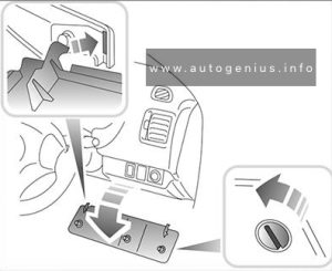 MG ZR (2001 - 2005) - fuse and relay box location - passenger compartment fuse box