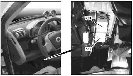 Smart Fortwo (451; 2007 - 2015) - fuse box diagram - Auto ... smart fortwo fuse box location 