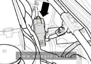 Volkswagen New Beetle (1998 - 2011) - fuse and relay box diagram - engine compartment (automatic glow period control unit)