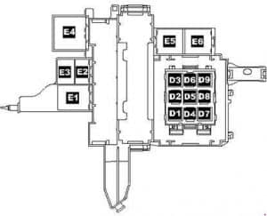 Volkswagen Toured (2005 - 2010) - fuse box diagram - Auto Genius