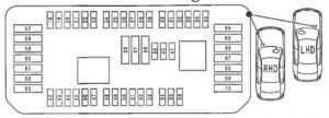 BMW 1-Series (F20/F21) - fuse box diagram - engine compartment