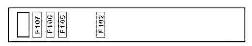 Bmw X3  E83  2004 - 2010  - Fuse Box Diagram