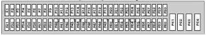 BMW X5 - fuse box diagram - glove compartment