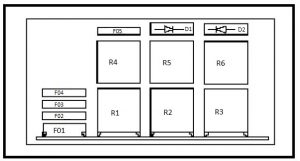 Dacia 1304 - fuse box diagram