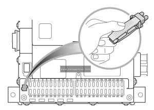 MG MG6 (2014 - 2016) - fuse and relay box diagram - passenger compartment fuse box