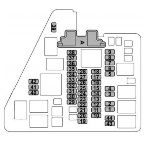 Subaru Ascent - fuse box diagram - engine compartment