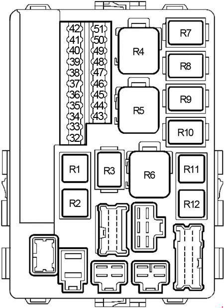 Nissan Altima (2001 - 2006) - fuse box diagram - Auto Genius