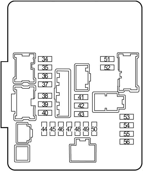 Nissan Altima  2013 - 2018  - Fuse Box Diagram