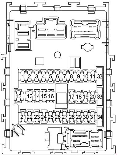 Nissan Sentra (2000 - 2006) - fuse box diagram - Auto Genius