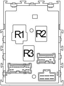 Nissan Sentra - fuse box diagram - passenger compartment fuse box