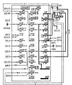 Volvo 760 - fuse box diagram