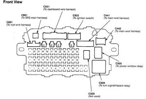 Acura Integra (1998 - 1999) – fuse box diagram - Auto Genius 1999 acura fuse box 