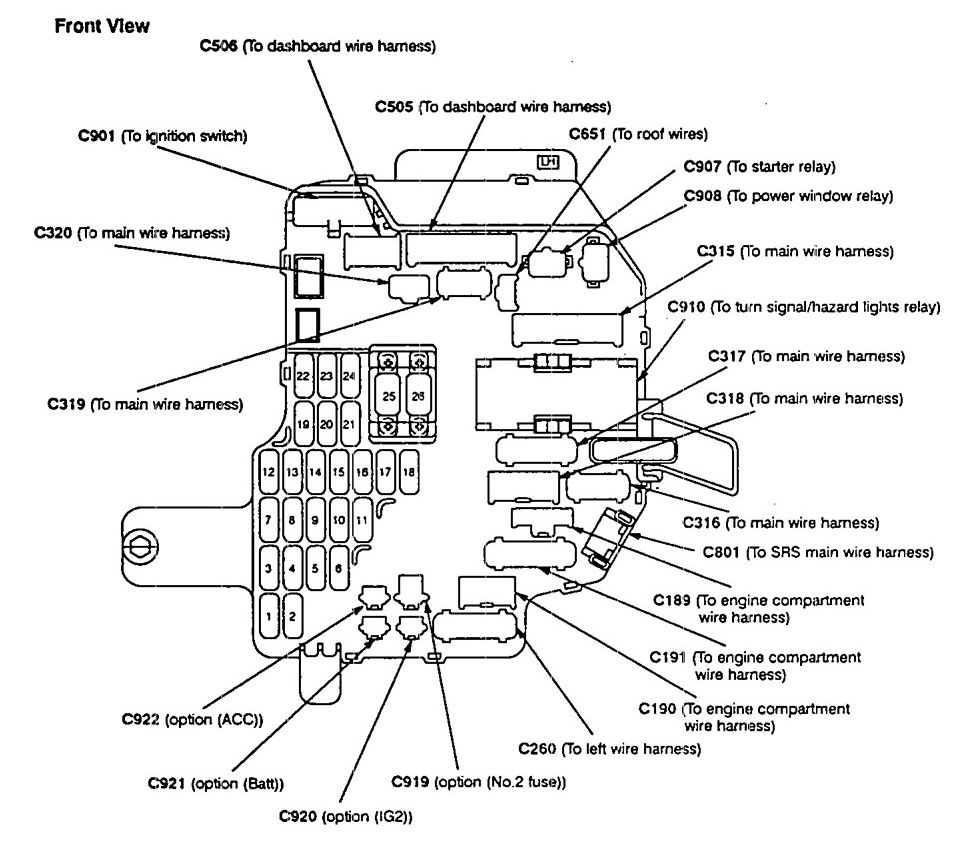 1992 Corvette Engine Compartment Diagram