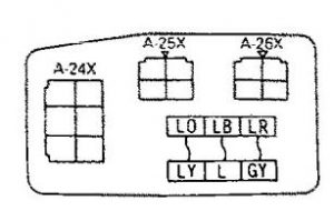 Eagel Summit - fuse box diagram - air conditioner relay