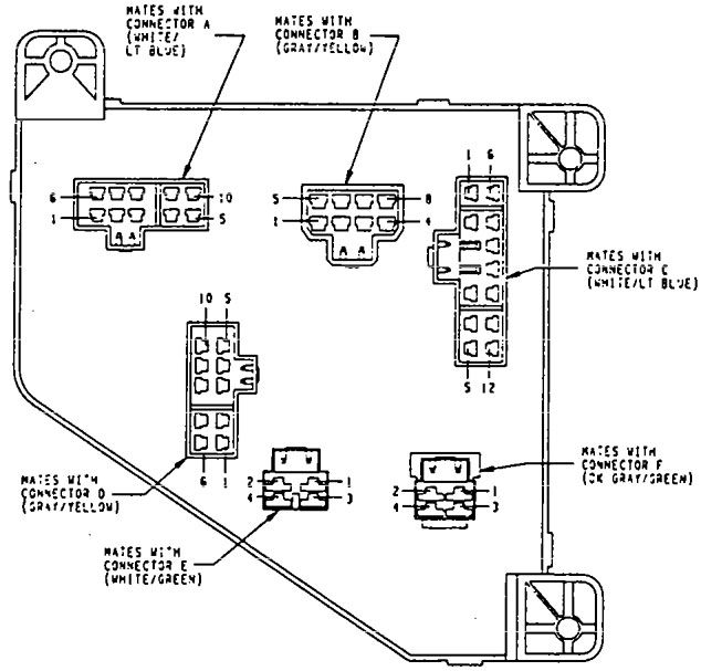 Eagle Vision (1993 - 1994) - fuse box diagram - Auto Genius