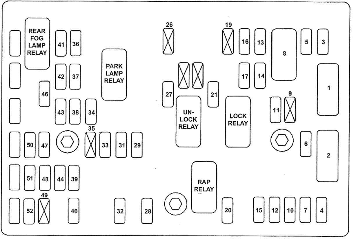 5cae5 159 69 3 193 2002 Isuzu Axiom Fuse Box Diagram