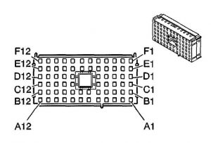 Isuzu Ascender - fuse box diagram - engine compartment X1