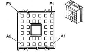 Isuzu Ascender - fuse box diagram - rear compartment x3