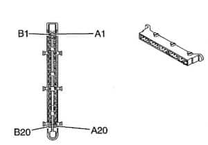 Isuzu Ascender - fuse box diagram - rear compartment x4