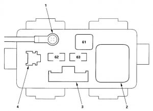Acura TL – fuse box diagram - under-hood ABS Fuse/Relay Box