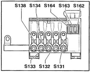 Audi TT - fuse box diagram