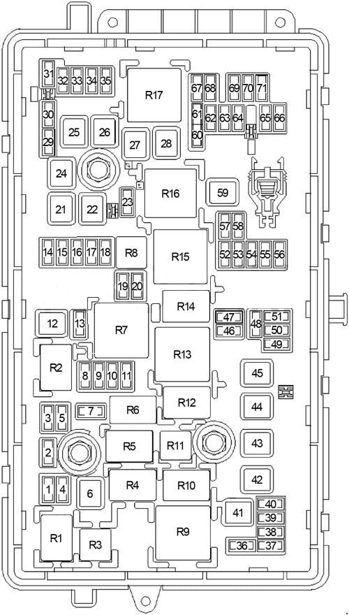 Buick Lacrosse (2010 - 2016) - fuse box diagram - Auto Genius 2010 acura mdx secondary underhood fuse box diagram 