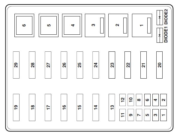 Ford Power Distribution Box Fus - Wiring Diagram