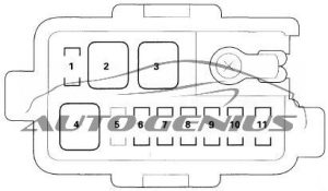 Honda Pilot - fuse box diagram - engine compartment fuse box no. 2