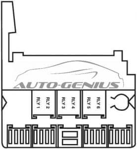 Iran Khodro - fuse box diagram - engine compartment